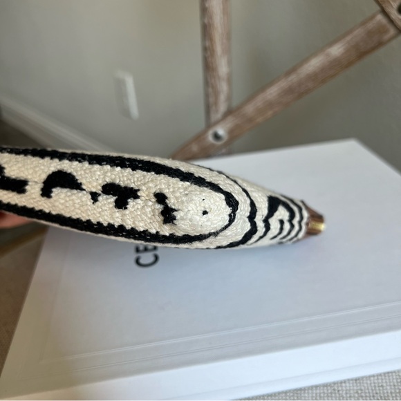 Celine striped textile pouch with wrist strap - Picture 8 of 11